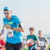 Mehrere Hundert Menschen nehmen am Freitag (19.07.24) bei hochsommerlichen Temperaturen um 30 Grad am 40. Schwanberglauf teil. Auf der Strecke von Iphofen nach Castell legen die Läuferinnen und Läufer 10,4 Kilometer und 200 Höhenmeter zurück.