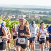 Mehrere Hundert Menschen nehmen am Freitag (19.07.24) bei hochsommerlichen Temperaturen um 30 Grad am 40. Schwanberglauf teil. Auf der Strecke von Iphofen nach Castell legen die Läuferinnen und Läufer 10,4 Kilometer und 200 Höhenmeter zurück.