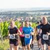 Mehrere Hundert Menschen nehmen am Freitag (19.07.24) bei hochsommerlichen Temperaturen um 30 Grad am 40. Schwanberglauf teil. Auf der Strecke von Iphofen nach Castell legen die Läuferinnen und Läufer 10,4 Kilometer und 200 Höhenmeter zurück.