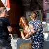 Zahlreiche Menschen besuchen am Samstag (20.07.24) das Umsonst-und-Draußen-Festival in Karlstadt. Auf dem idyllischen Platz am Saupurzel über der Stadt spielen mehrere Bands unterschiedlicher Genres auf zwei Bühnen.
