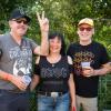 Zahlreiche Menschen besuchen am Samstag (20.07.24) das Umsonst-und-Draußen-Festival in Karlstadt. Auf dem idyllischen Platz am Saupurzel über der Stadt spielen mehrere Bands unterschiedlicher Genres auf zwei Bühnen.