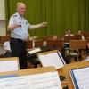Oberstleutnant Roland Kahle und sein Orchester bei der Probe für Kahles letzten öffentlichen Auftritt, das Benefizkonzert in Veitshöchheim. Oberstleutnant Roland Kahle und sein Orchester bei der Probe für Kahles letzten öffentlichen Auftritt, das Benefizkonzert in Veitshöchheim.