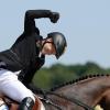 Michael Jung feiert Gold.