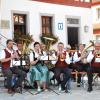 Die Musikkapelle Stammheim unter der Leitung von Stefan Ebert (links im Bild) begleitete den Gesang der Gläubigen und bereicherte den Gottesdienst mit ihren instrumentalen Stücken