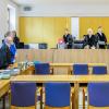 Blick in Sitzungssaal 6 des Landgerichts Schweinfurt, wo seit Februar der Prozess gegen den Kopf der Gemeinschaft "Go&Change" läuft.