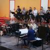 Die Big Band Gemünden beim Konzert auf der Ruine Scherenburg Die Big Band Gemünden beim Konzert auf der Ruine Scherenburg