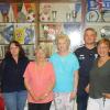 Ehrung langjähriger Mitglieder im TSV Gerbrunn (von links): Heinz Künzinger, Sylvia Best (1. TSV Vorsitzende), Helene Künzinger, Ria Hartmann, Marco Kölln (Kassier), Katja Tschirner, Daniele Eckholt (Vorstand Sponsoring).