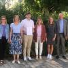 Auf dem Foto v. l. n. r.: Kerstin Lanig, Abteilungsleitung berufliches Gymnasium, Schulleiterin Anke Mund, Preisträger Andreas Heißenhuber, Magdalena Rothengast, Koordinatorin Prävention in Lebenswelten, AOK Heilbronn-Franken, Julia Harding, ab 01. August 2024 Leiterin des AOK-KundenCenters Bad Mergentheim und Wolfgang Herz, Leiter des AOK-KundenCenters bis 31.7.