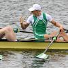Der Karlstadter Ruderer Patrick Erdmann (links) wurde zusammen mit Fabio Kress deutscher Meister im Leichtgewichts-Doppelzweier.