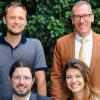 Der neue Vorstand des Lions Clubs Würzburg-West mit Ehrengast: Dr. David Zemanek (Präsident, vorne links), Melissa Gollwitzer (Vertreterin des Leo Clubs Julius-Echter Würzburg und Ehrengast), Philipp Schäflein (Sekretär und 2. Vize-Präsident, hinten links) und Dr. Klaus-Peter Heigel (Past-Präsident, hinten rechts). Der Vorstand wird komplettiert durch Dr. Klaus Friederich (Schatzmeister, nicht abgebildet) und Kevin Heymel (Clubmaster, ebenfalls nicht abgebildet).