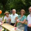 Sie eröffneten den Familien-Ferientag im Schweinfurter Mainbogen, doch da waren die Familien schon in Aktion. Von links: Volker Karb (Schwebheim), Ursula Weidinger (Grafenrheinfeld), Helmut Heimrich (Sennfeld), Ruth Volz (Grettstadt) und Edwin Hußlein (Gochsheim). Peter Gehring (Röthlein) kam wenig später dazu.