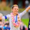 Triathletin Maja Betz vom SC Ostheim (Archivbild aus dem Vorjahr) gewann zum dritten Mal in Folge den "OstseeMan" in Glücksburg über die Langdistanz.