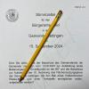 Muster-Stimmzettel für den Bürgerentscheid am 15. September.
