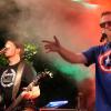 Für jede Menge Stimmung und gute Laune sorgte die Band "Gaudifranken" am Montag.