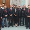 Das neue Bezirkspräsidium des Fastnacht-Verbands Franken