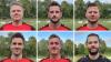 Sechs Ü32-Fußballer des FC Gerolzhofen - oben von links: Adam Schendzielorz, Daniel Klein, Stefan Rothenanger; unten von links: Dominik Engel, Alexander Kneißl-Bedenk und Niklas Wilhelm.