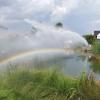 Wasserspiele beim Ferienprogramm.