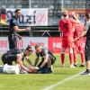 Die Würzburger Kickers verlieren am Samstag 24.08.24 das Heimspiel gegen Bayern München II mit 1:4 in der AKON Arena in Würzburg.