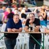 Rund 350 Menschen und 60 Schlepper besuchen am Freitag. 23.08.24 das Traktorkino bei Hopferstadt Ochsenfurt.