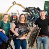 Rund 350 Menschen und 60 Schlepper besuchen am Freitag. 23.08.24 das Traktorkino bei Hopferstadt Ochsenfurt.