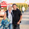 Rund 350 Menschen und 60 Schlepper besuchen am Freitag. 23.08.24 das Traktorkino bei Hopferstadt Ochsenfurt.