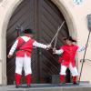 Historischer Festzug durch Münnerstadt.