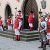Historischer Festzug durch Münnerstadt.