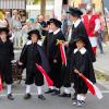 Historischer Festzug durch Münnerstadt.