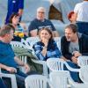 Rund 350 Menschen und 60 Schlepper besuchen am Freitag. 23.08.24 das Traktorkino bei Hopferstadt Ochsenfurt.