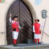 Historischer Festzug durch Münnerstadt.