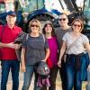 Rund 350 Menschen und 60 Schlepper besuchen am Freitag. 23.08.24 das Traktorkino bei Hopferstadt Ochsenfurt.