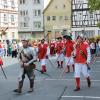 Historischer Festzug durch Münnerstadt.