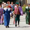 Historischer Festzug durch Münnerstadt.