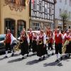Historischer Festzug durch Münnerstadt.