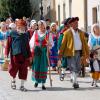 Historischer Festzug durch Münnerstadt.