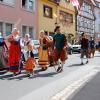 Historischer Festzug durch Münnerstadt.