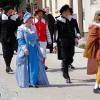 Historischer Festzug durch Münnerstadt.