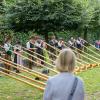 Die Alpenbläser Mömlingen und die Alpenbläser Schwarze Berge aus der Rhön geben am Sonntag 25.08.24 ein Standkonzert im Residenzgarten in Würzburg.