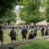Die Alpenbläser Mömlingen und die Alpenbläser Schwarze Berge aus der Rhön geben am Sonntag 25.08.24 ein Standkonzert im Residenzgarten in Würzburg.