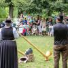 Die Alpenbläser Mömlingen und die Alpenbläser Schwarze Berge aus der Rhön geben am Sonntag 25.08.24 ein Standkonzert im Residenzgarten in Würzburg.