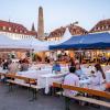 Die Weinparade am Sonntag 25.08.24 am Unteren Markt in Würzburg.