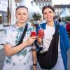 Die Weinparade am Sonntag 25.08.24 am Unteren Markt in Würzburg.