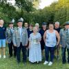 Auf dem Foto Christopher Fritz, Manfred Schuler, Ludwig Korb, Sebastian Fritz, Johanna Bauer, Helga Korb, Josef Mauer, Uwe Schäfer, Vanessa Gebhardt, Walter Gebhardt, Walter Hohnhaus, Edgar Fritz.