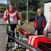 Im Ruder-Club Karlstadt tauften Inge Schneider (von rechts) und Susi Keller einen neuen Renneiner. Thomas Keller übernahm die Jungfernfahrt.