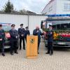 Die beiden neuesten Einsatzfahrzeuge der Zeiler Feuerwehr wurden im festlichen Rahmen eingeweiht. Die beiden neuesten Einsatzfahrzeuge der Zeiler Feuerwehr wurden im festlichen Rahmen eingeweiht.