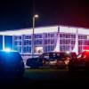 Sicherheitskräfte riegeln nach den Explosionen den Obersten Gerichtshof in Brasília ab.