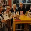 Auf dem Foto Christa Lutz, Sieglinde Bieber, Roswitha Schmidt, Fritz Schmidt, Heidi Heinrich.