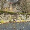 In einem miserablen Zustand ist Mauer am Oberfladunger Friedhof. Bürgermeister Michael Schnupp versprach, die betreffende Mauer in Augenschein zu nehmen sowie Maßnahmen zu prüfen.