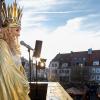 Traditionell besucht das Nürnberger Christkind immer am Samstag vor dem 1. Advent den Weihnachtsmarkt in Schweinfurt