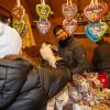 Traditionell besucht das Nürnberger Christkind immer am Samstag vor dem 1. Advent den Weihnachtsmarkt in Schweinfurt